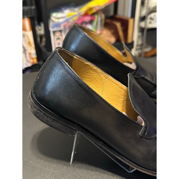 To Boot New York Black Slip-on Loafers Men’s 11 Made in Italy Leather.